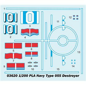 Trumpeter 1:200 PLA NAVY TYPE 055 DESTROYER