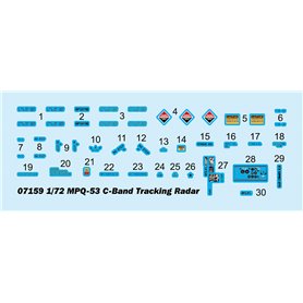 Trumpeter 07159 MPQ-53 C-Band Tracking Radar