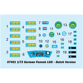 Trumpeter 1:72 Fennek LGS - DUTCH VERSION