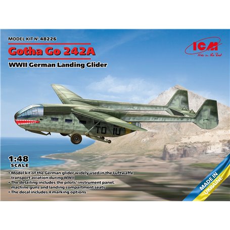 ICM 48226 Gotha Go 242A, WWII German Landing Glider