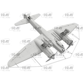 ICM 48230 Ju-88A-8 Paravane, WWII German aircraft