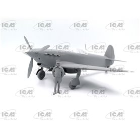 ICM 1:32 Normandie-Niemen - PLANE OF MARCEL LEFEVRE - Yakovlev Yak-9T