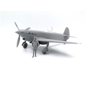 ICM 1:32 Normandie-Niemen - PLANE OF MARCEL LEFEVRE - Yakovlev Yak-9T