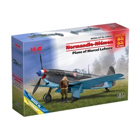 ICM 1:32 Normandie-Niemen - PLANE OF MARCEL LEFEVRE - Yakovlev Yak-9T