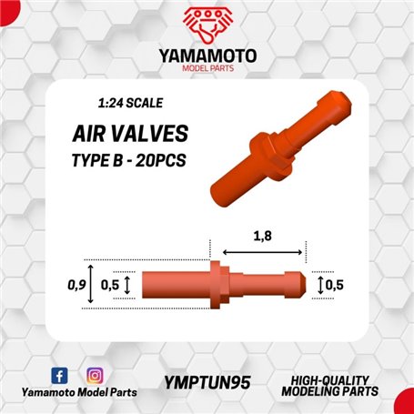 Yamamoto YMPTUN95 Air Valves Type B