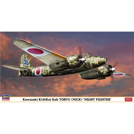 Hasegawa 1:48 Kawasaki Ki45Kai Koh Toryu (NICK) 'Night Fighter'