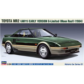 Hasegawa 21151 Toyota MR2 (AW11) Early Version G-Limited (Moon Roof) (1984)