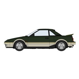 Hasegawa 1:24 Toyota MR2 (AW11) - EARLY VERSION G-LIMITED - MOON ROOF - 1984