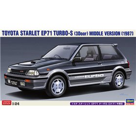 Hasegawa 20559 Toyota Starlet EP71 Turbo-S (3Door) Middle Version (1987)