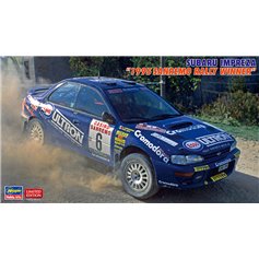 Hasegawa 1:24 Subaru Impreza - 1995 SANREMO RALLY WINNER - LIMITED EDITION