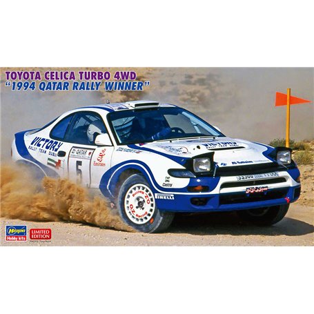 Hasegawa 20578 Toyota Celica Turbo 4WD "1994 Qatar Rally Winner"