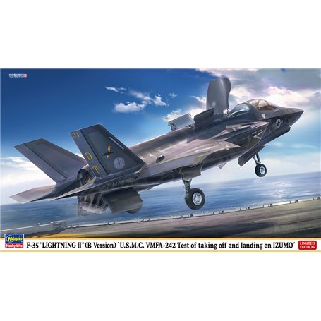 Hasegawa 02398 F-35 Lightning II (B Version) 'U.S.M.C. VMFA-242 Test Of Taking Off And Landing On Izumo'