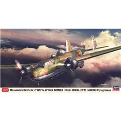 Hasegawa 1:72 Mitsubishi G3M2/G3M3 Type 96 Nell - ATTACK BOMBER - MIHORO FLYING GROUP - LIMITED EDITION