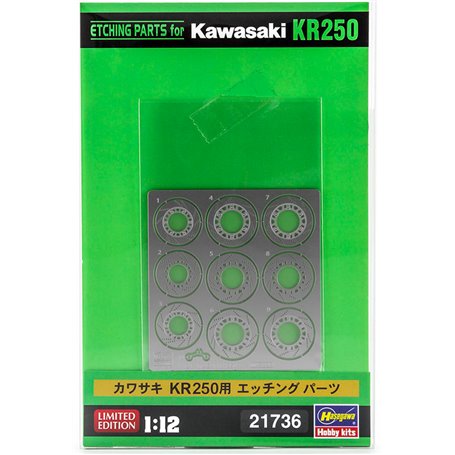 Hasegawa 21736 Etching Parts for Kawasaki KR250 1:12