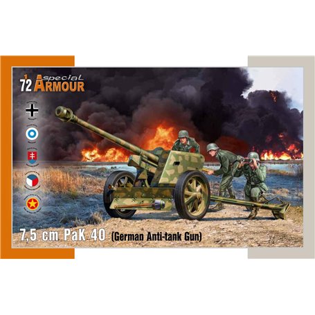 Special Armour 72025 7,5 cm PaK 40 (German Anti-tank Gun)