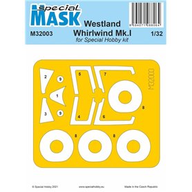 Special Hobby M32003 Westland Whirlwind Mk.I Mask For Special Hobby kit