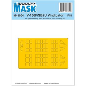 Special Hobby M48004 V-156F/SB2U Vindicator Mask For Special Hobby, Azur, Accurate M. and Academy Kits