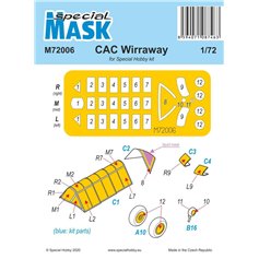 Special Hobby 1:72 Maski do CAC Wirraway dla Special Hobby