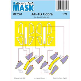 Special Hobby M72007 AH-1G Cobra Mask For Special Hobby Kits