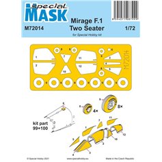 Special Hobby M72014 Mirage F.1 Two Seater Mask For Special Hobby Kit
