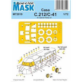 Special Hobby M72019 Casa C.212/C-41 Mask For Special Hobby Kit