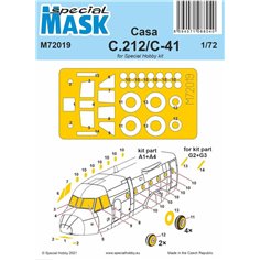 Special Hobby M72019 Casa C.212/C-41 Mask For Special Hobby Kit