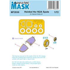 Special Hobby M72030 Heinkel He-162A Spatz Mask For Special Hobby Kit