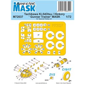 Special Hobby M72037 Tachikawa Ki-54Otsu / Hickory 'Gunner Trainer' Mask For Special Hobby Kits