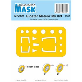 Special Hobby M72039 Gloster Meteor Mk.8/9 Mask For Special Hobby Kits