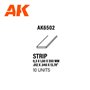 AK Interactive Strips 0.30 x 1.00 x 350mm - STYRENE STR