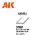 AK Interactive Strips 0.30 x 2.00 x 350mm - STYRENE STR