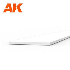 AK Interactive 6506 STYRENE STRIPS 0.30mm x 5.00mm x 350mm - 10szt.