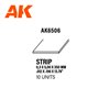 AK Interactive Strips 0.30 x 5.00 x 350mm - STYRENE STR