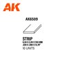 AK Interactive Strips 0.50 x 2.00 x 350mm - STYRENE STR