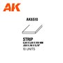 AK Interactive Strips 0.50 x 3.00 x 350mm - STYRENE STR