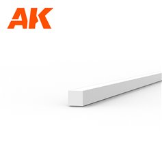 AK Interactive 6514 STYRENE STRIPS 0.75mm x 0.75mm x 350mm - 10szt.