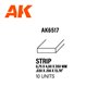 AK Interactive Strips 0.75 x 4.00 x 350mm - STYRENE STR