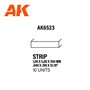 AK Interactive Strips 1.00 x 5.00 x 350mm - STYRENE STR