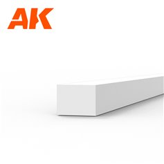 AK Interactive 6525 STYRENE STRIPS 1.50mm x 2.00mm x 350mm - 10szt.