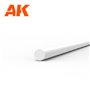 AK Interactive Rod 1.00 diameter x 350mm - STYRENE STRI