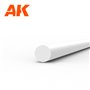 AK Interactive Rod 1.50 diameter x 350mm - STYRENE STRI