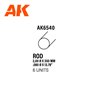 AK Interactive 6540 STYRENE ROD 2.00mm x 350mm - 6szt.