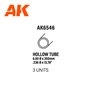 AK Interactive 6546 HOLLOW TUBE 6.00mm x 350mm - 3szt.