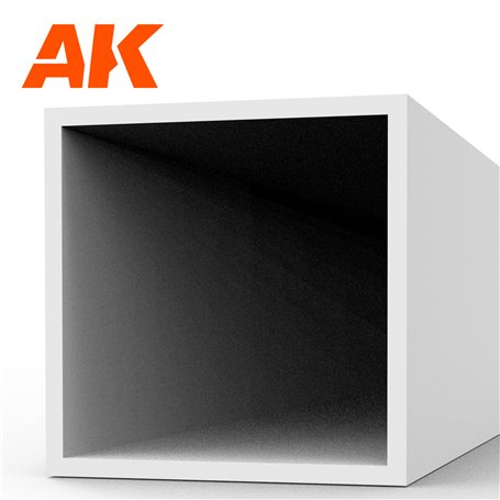 AK Interactive Square hollow tube 6.00x350mm(0,7mm)-STY