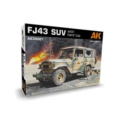 AK Interactive 1:35 FJ43 SUV WITH HARD TOP 