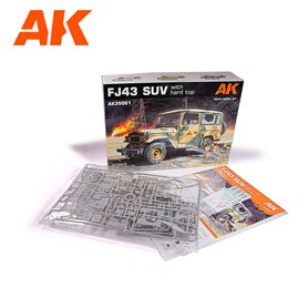 AK Interactive 1:35 FJ43 SUV WITH HARD TOP