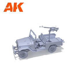 AK Interactive 1:35 FJ43 PICKUP WITH DSHKM