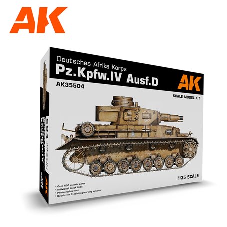 AK Interactive PZ.KPFW.IV AUSF.D DEUTSCHE A.KORPS (Cart