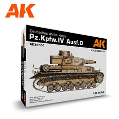 AK Interactive 1:35 Pz.Kpfw.IV Ausf.D - Deutsche Afrika Korps