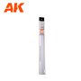 AK Interactive 6557 STYRENE U CHANNEL 5.0mm x 350mm - 3szt.